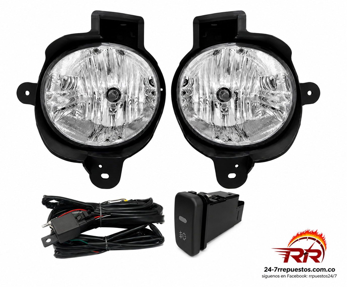 Faros Antiniebla Toyota Hilux Vigo 2011 - 2015 Kit Completo